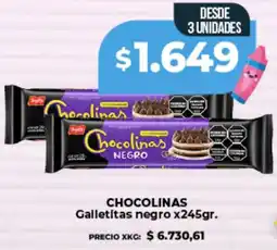 Supermayorista Vital Chocolinas galletitas negro oferta