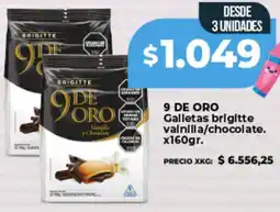 Supermayorista Vital 9 de oro galletas brigitte vainilla/chocolate. oferta