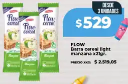 Supermayorista Vital Flow barra cereal light manzana oferta