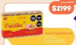 Supermercados Tadicor Criollitas galletitas oferta