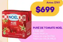 Supermercados Tadicor Noel puré de tomate oferta