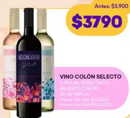 Supermercados Tadicor Colón selecto vino rose/tinto /blanco dulce oferta