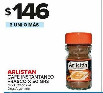 Carrefour Cafe arlistán frasco 50g oferta