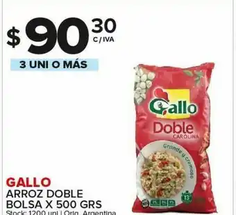 Carrefour Arroz gallo 500g oferta