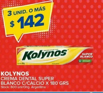 Carrefour Crema dental kolynos 180g oferta