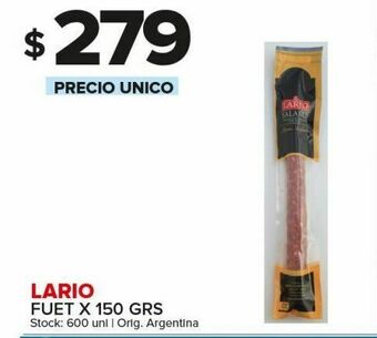 Carrefour Fuet lario 150g oferta