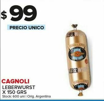 Carrefour Leberwurst cagnoli 150g oferta