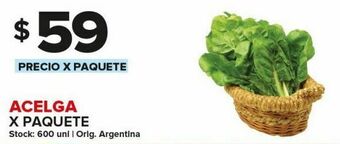 Carrefour Acelga x paquete oferta