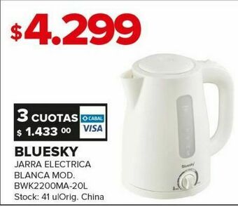 Carrefour Pava electrica bluesky oferta