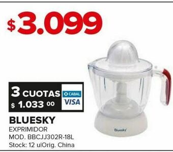 Carrefour Exprimidor bluesky oferta