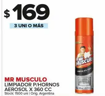 Carrefour Limpiador p/ horno mr músculo 360cc oferta