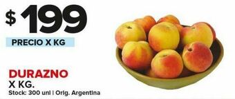 Carrefour Durazno x kg oferta