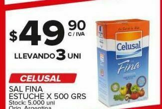 Carrefour Maxi Sal celusal oferta