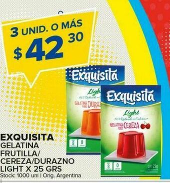 Carrefour Maxi Gelatina exquisita oferta