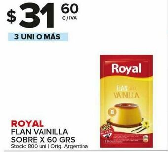 Carrefour Maxi Flan royal 60g oferta