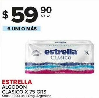 Carrefour Maxi Algodón estrella 75g oferta