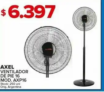 Carrefour Maxi Ventilador de pie 16 axel oferta