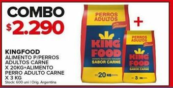 Carrefour Maxi Alimento balanceado para perros king food oferta