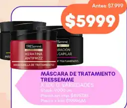 Supermercados Tadicor Tresemmé máscara de tratamiento variedades oferta