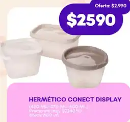 Supermercados Tadicor Hermético conect display oferta