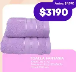 Supermercados Tadicor Toalla fantasia knut oferta