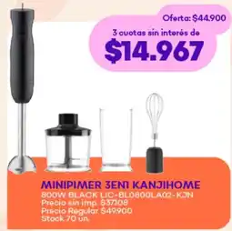 Supermercados Tadicor Minipimer 3 en 1 kanjihome oferta