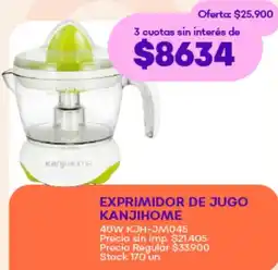 Supermercados Tadicor Exprimidor de jugo kanjihome oferta