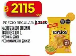 Supermercados DIA Tostitos nachossabor original oferta