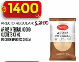 Supermercados DIA Arroz integral 00000 cuquets oferta