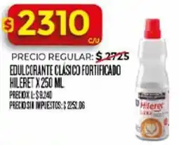 Supermercados DIA Hileret edulcorante clasico fortificado oferta