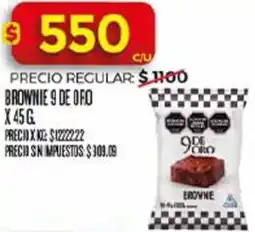 Supermercados DIA 9 de oro brownie oferta