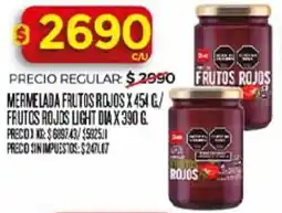Supermercados DIA Frutos rojos mermelada oferta