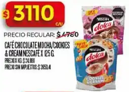 Supermercados DIA Nescafé café chocolate mocha/cookies &cream oferta