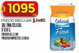 Supermercados DIA Celusal sal fina oferta