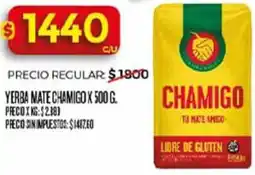 Supermercados DIA Chamigo yerba mate oferta