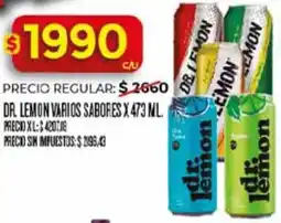Supermercados DIA Dr. lemon varios sabores oferta