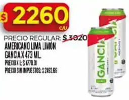 Supermercados DIA Ganca americano lima limon oferta