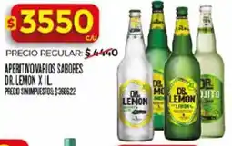 Supermercados DIA Dr. lemon aperitino varios sabores oferta