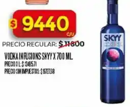 Supermercados DIA Skyy vodka infusions oferta