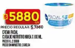 Supermercados DIA Nivea crema facial cuidado nutritino oferta