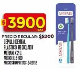 Supermercados DIA Meraki cepillo dental flastico reciclado oferta