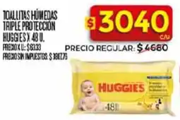 Supermercados DIA Huggies toallitas humedas triple proteccion oferta