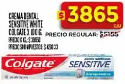 Supermercados DIA Colgate crema dental sensitive white oferta