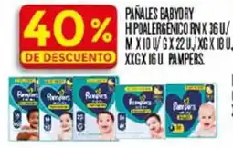 Supermercados DIA Pampers pañales babydry poalergenico oferta