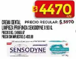 Supermercados DIA Sensodyne crema dental limpieza profunda oferta