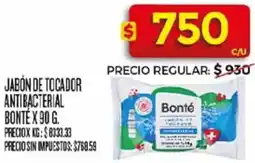 Supermercados DIA Bonté jabón de tocador antibacterial oferta