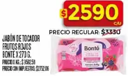 Supermercados DIA Bonté jabón de tocador frutos rojos oferta