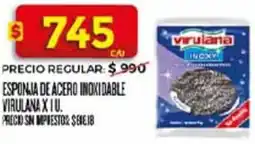 Supermercados DIA Virulana esponja de acero inoxidable oferta