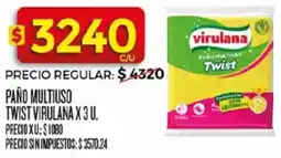 Supermercados DIA Virulana paño multiuso twist oferta