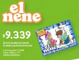 Changomas Block de dibujo color el nene color n5. oferta